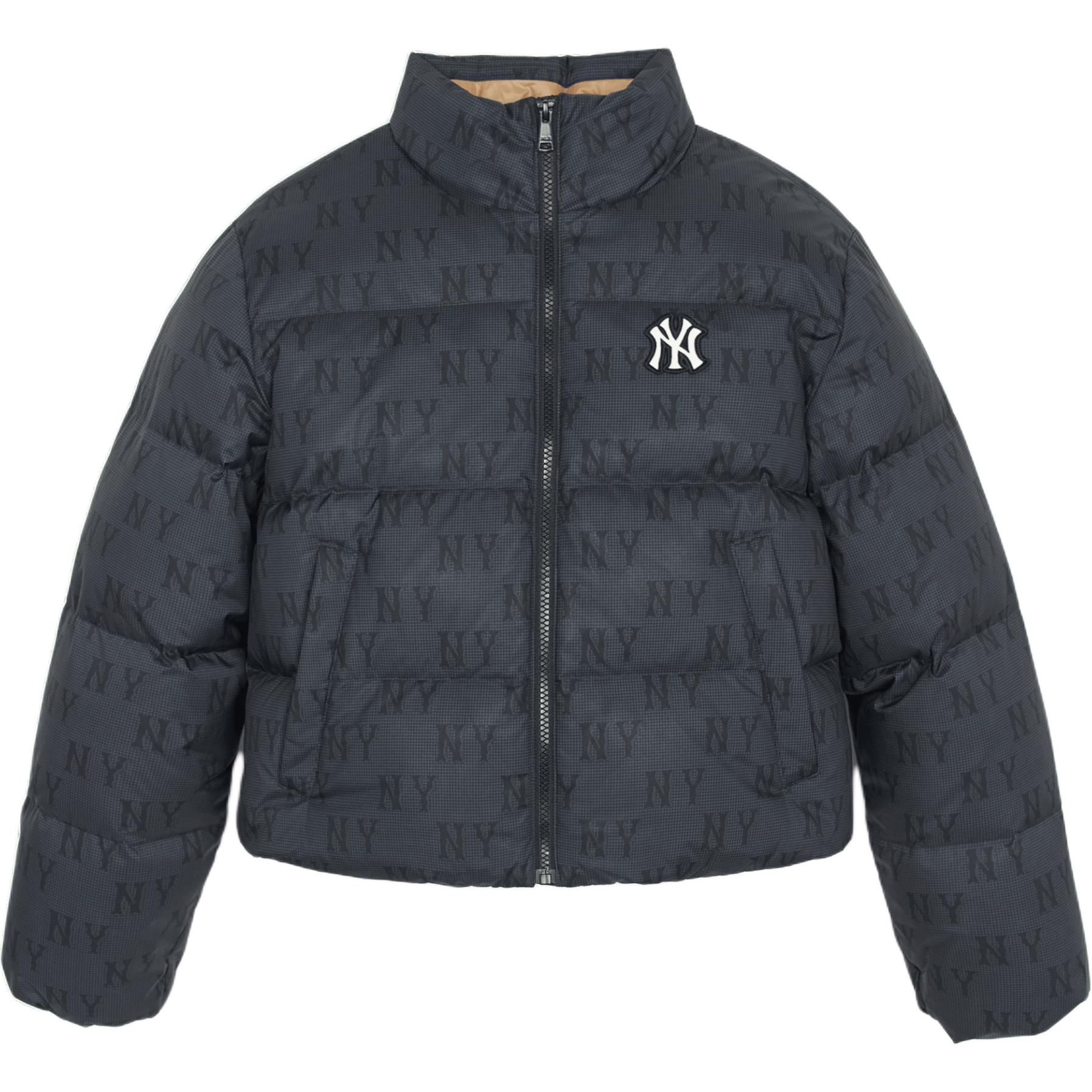 

MLB Куртка пуховая женская Monogram Series New York Yankees черная, Black
