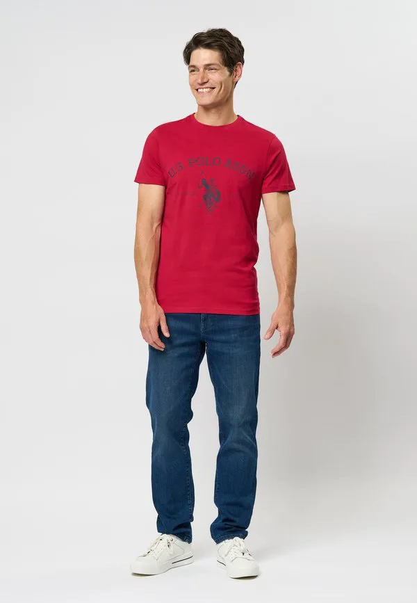 Футболка с принтом умарчибальда U.S. Polo Assn., Jester Red — фото 2