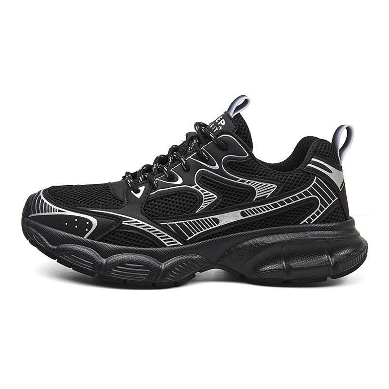 

Кроссовки JEEP SPIRIT Chunky Sneakers Men Low-top Graphite Black, черный