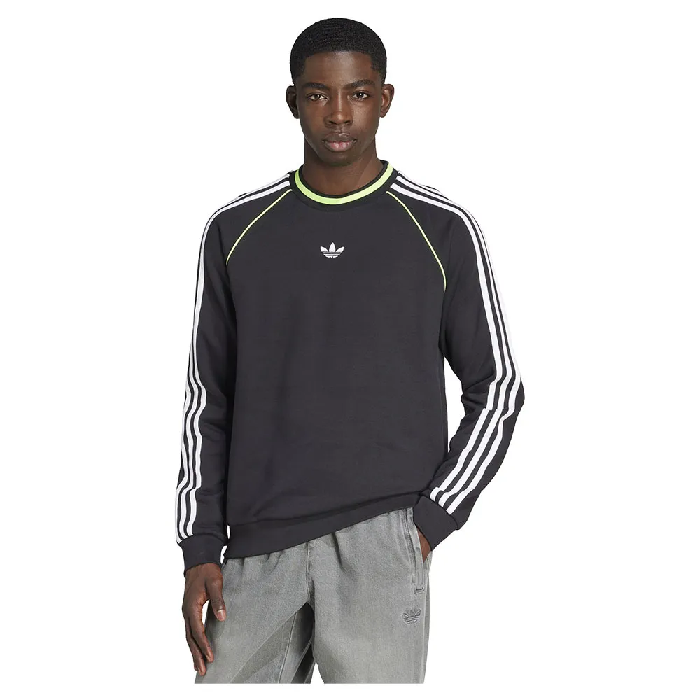 

Толстовка adidas Originals Adicolor Piping Crewneck, черный