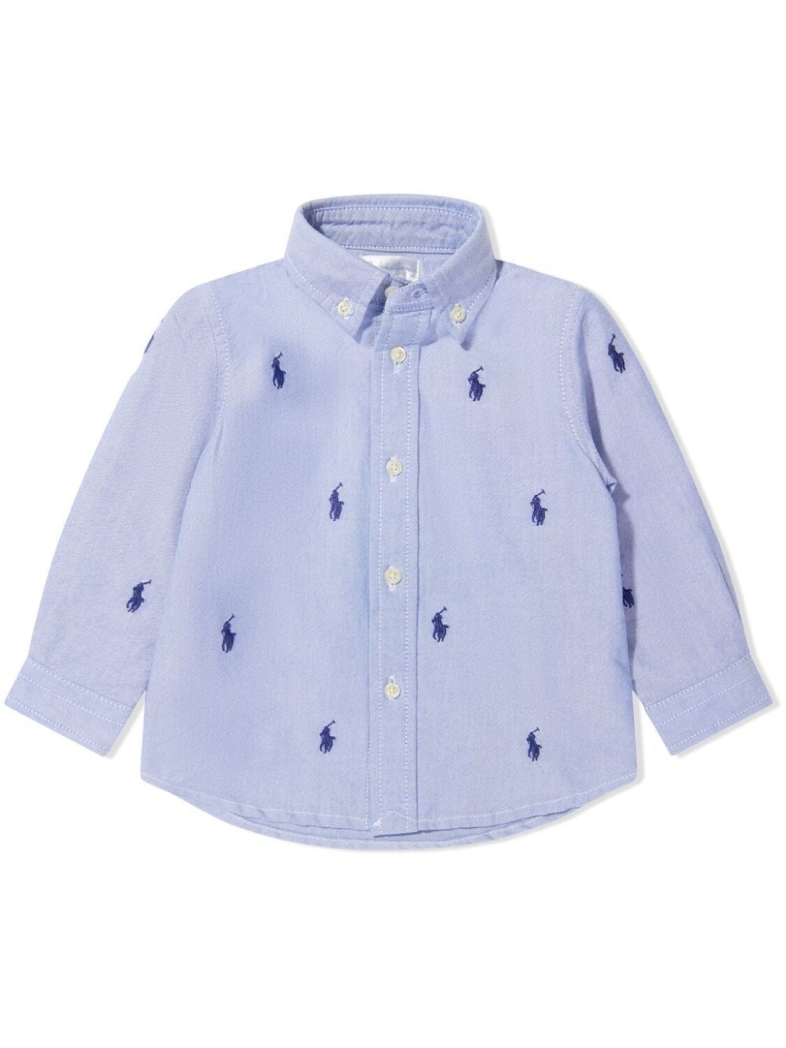 

Ralph Lauren Kids рубашка с вышивкой Polo Pony, синий