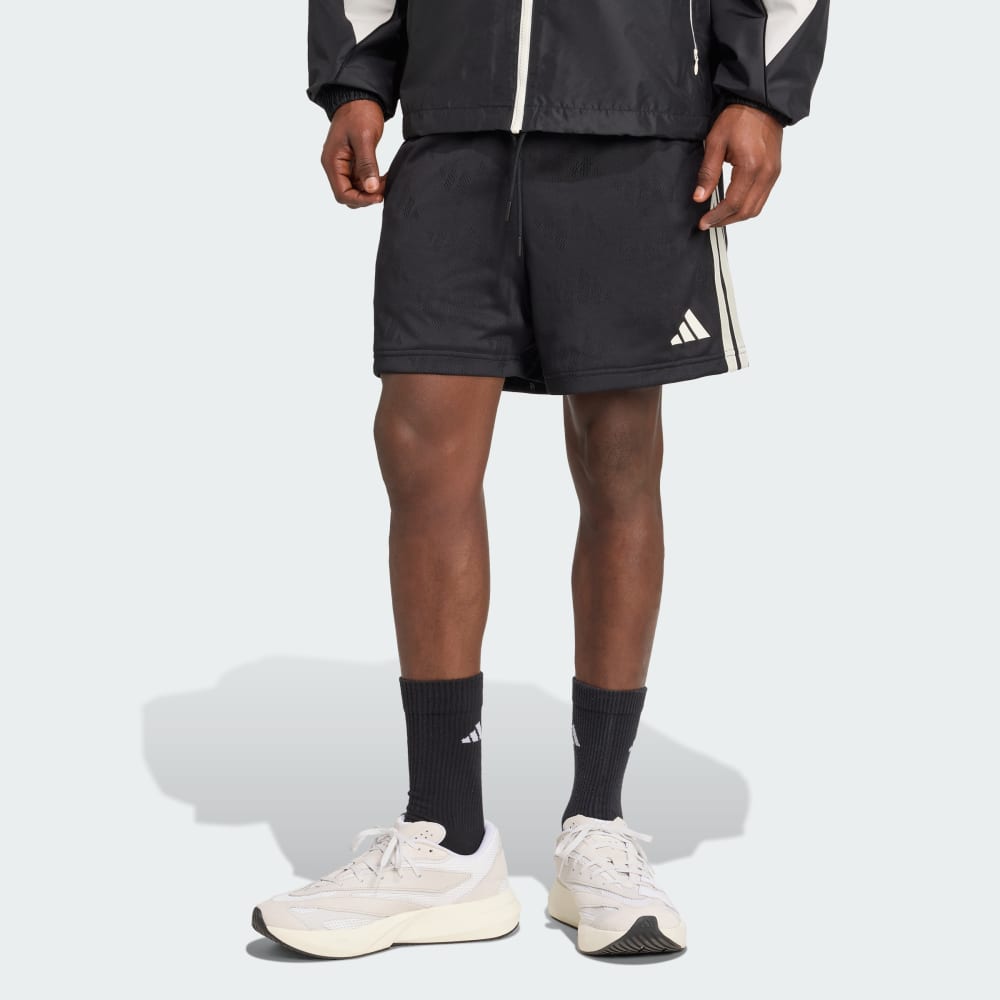 

Шорты Adidas Stadium Jacquard Short, цвет Black/Off White