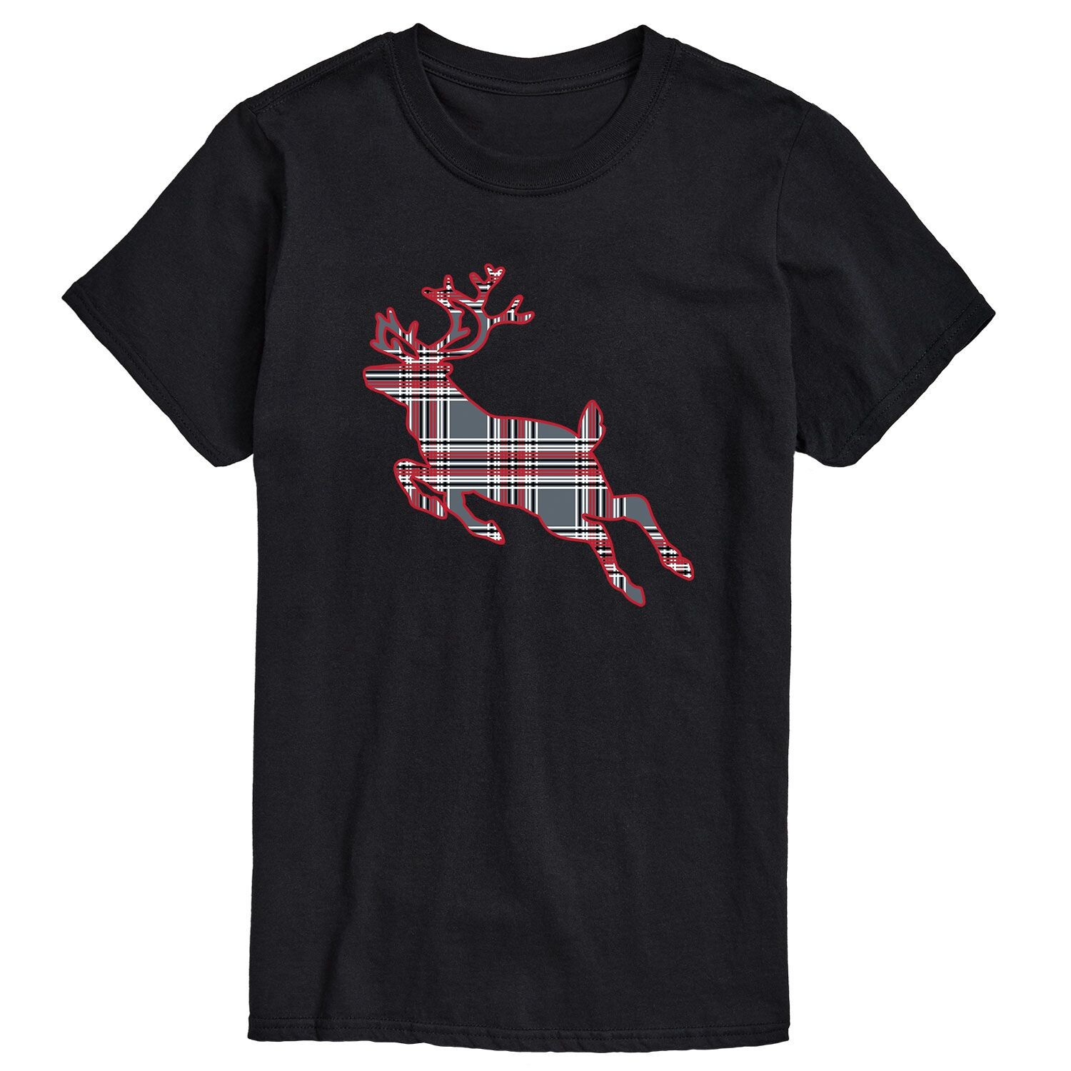 

Темно-серая футболка Big & Tall Deer License, черный