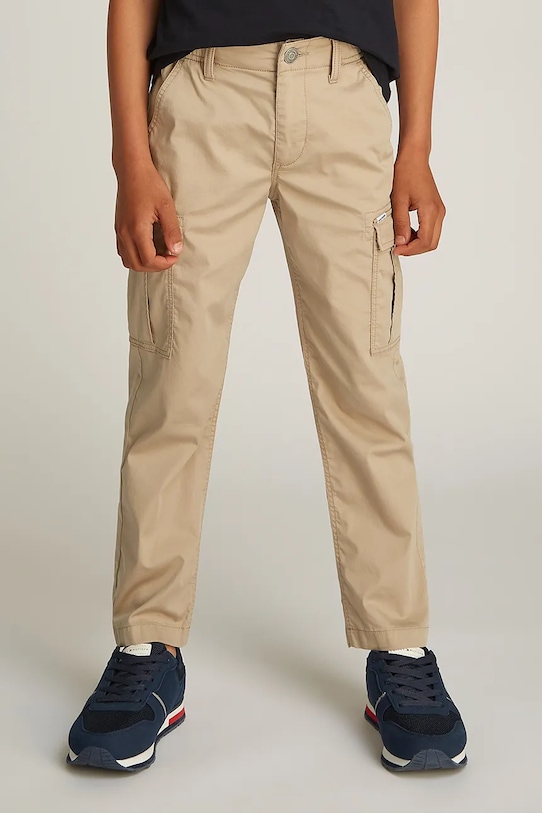 

Детские брюки Tommy Hilfiger, бежевый