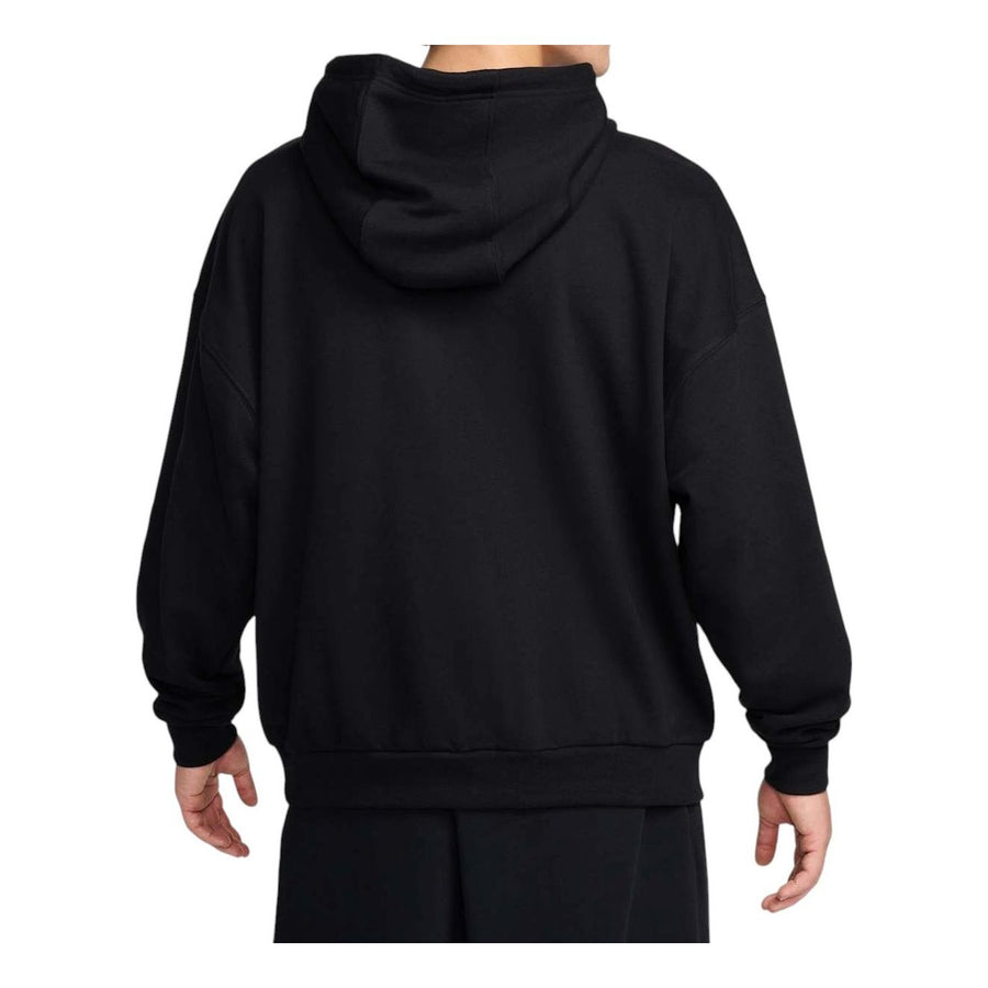 Худи Nike Club Fleece Oversized French Terry French Terry Pullover Hoodie Asia Sizing 'Black', черный — фото 2