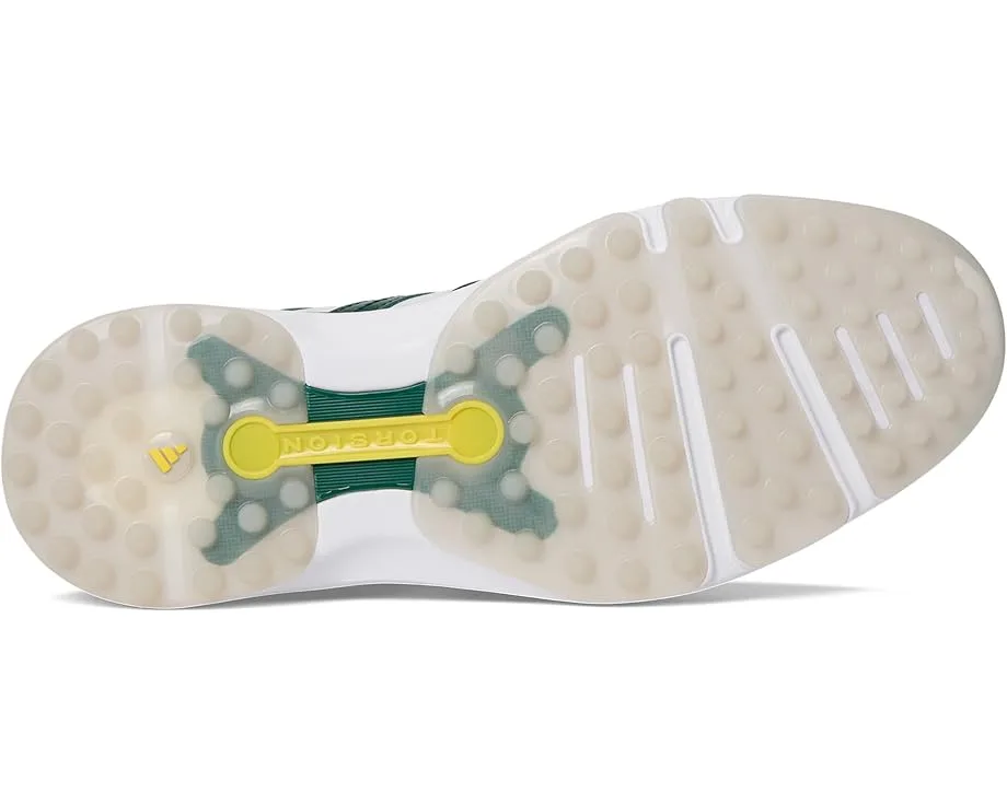 Кроссовки Adidas Golf MC Z-Traxion Spikeless Golf Shoes, Footwear White/Collegiate Green/Yellow — фото 3