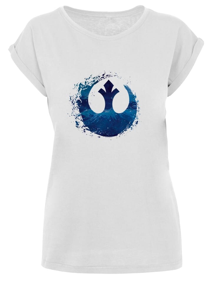 

Футболка F4NT4STIC Star Wars Rise Of Skywalker Rebellen Logo Wave, белый