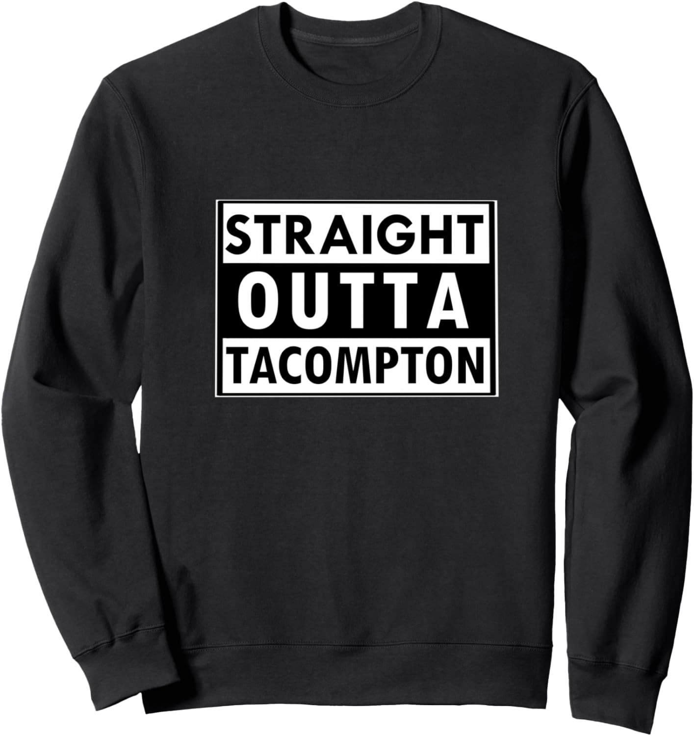 

Толстовка Straight Outta Tacompton, черная Raw Merch, Черный, Толстовка Straight Outta Tacompton, черная Raw Merch