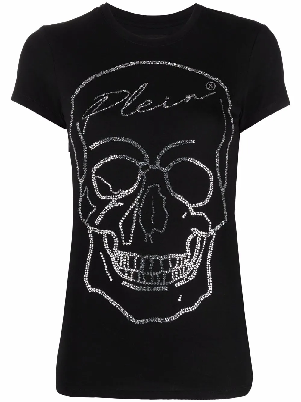 

Футболка с декором Skull Philipp Plein, черный