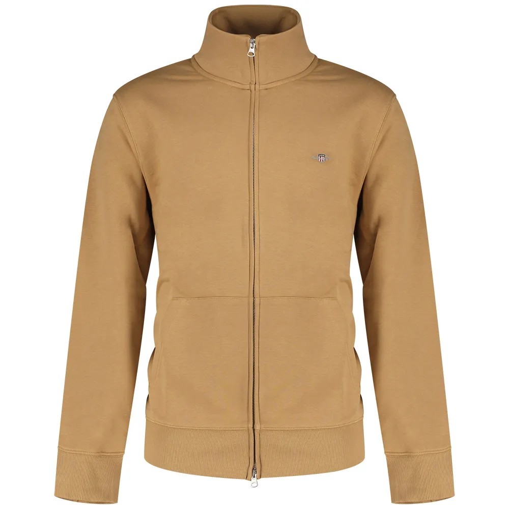 

Свитер Gant Reg Shield Half Zip, бежевый