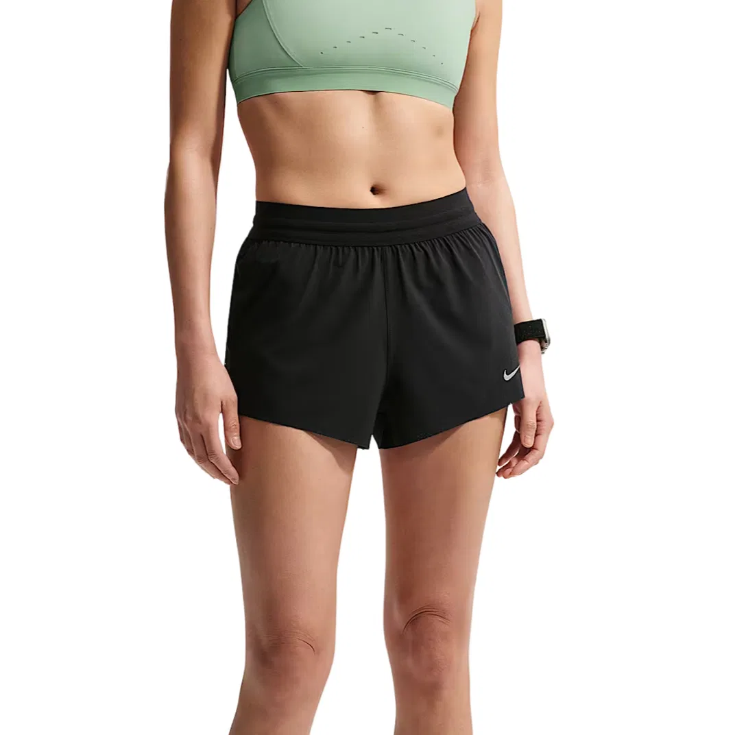 Шорты для бега женские Black/Black/White Moderate Nike
