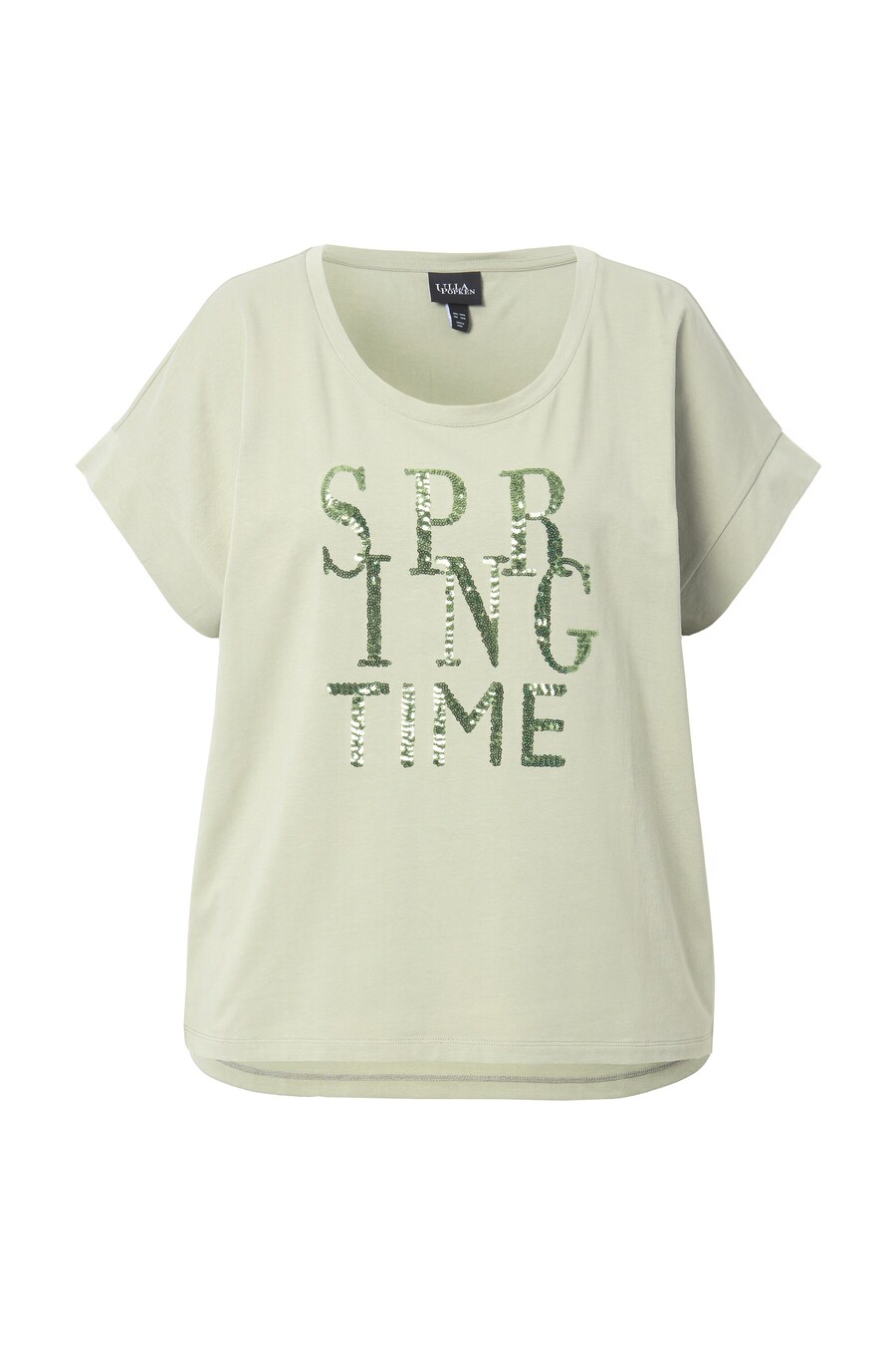 

Рубашка Ulla Popken, цвет Green/Pastel green
