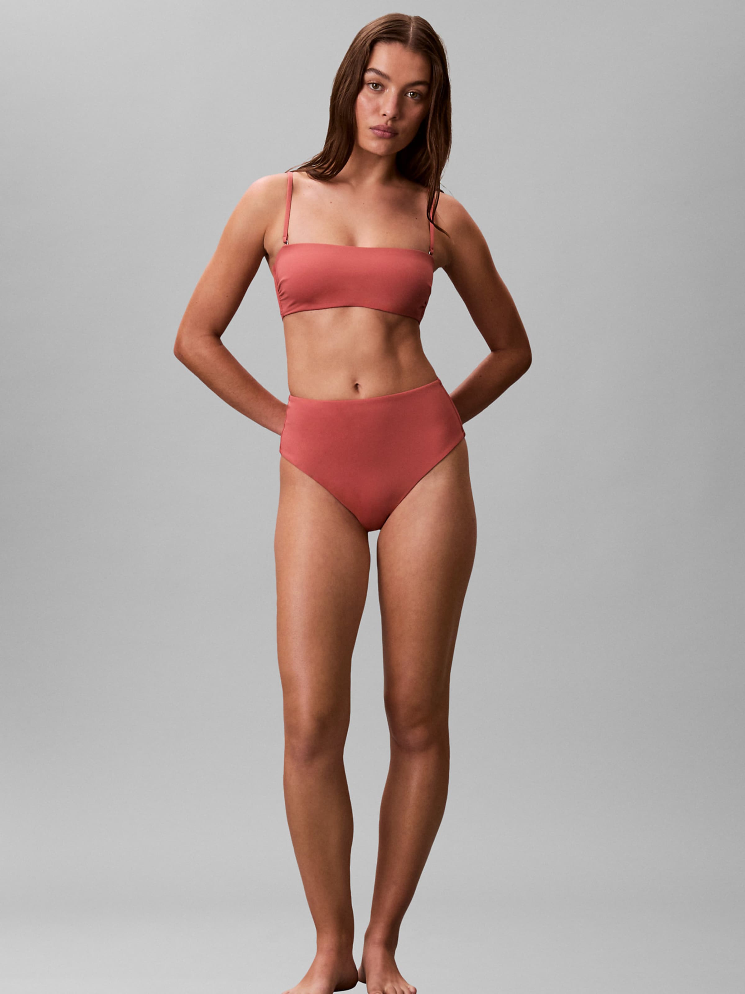 Calvin Klein Swimwear Бикини-трусики 'Essentials' в цвете Coral — фото 2