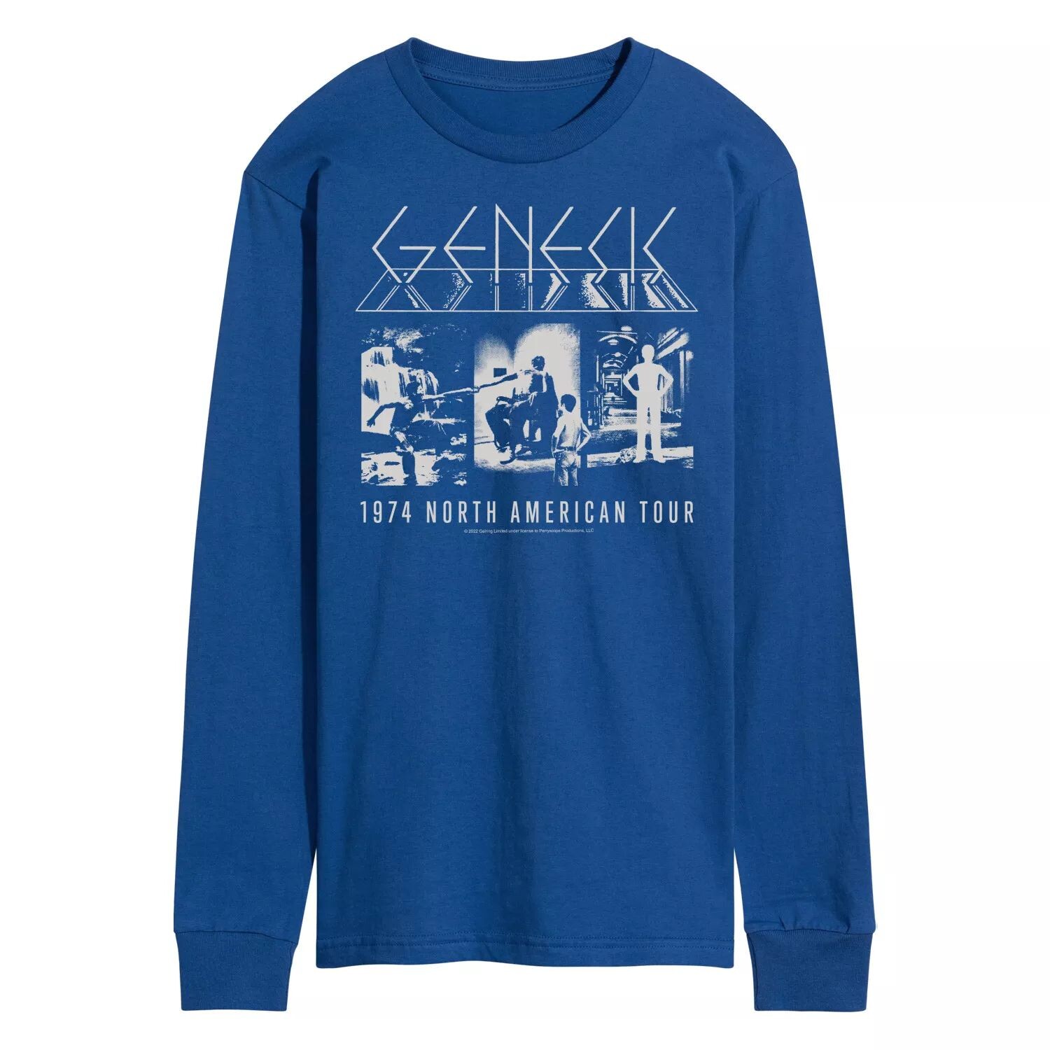 

Мужская футболка Genesis 1974 Tour с длинными рукавами Licensed Character