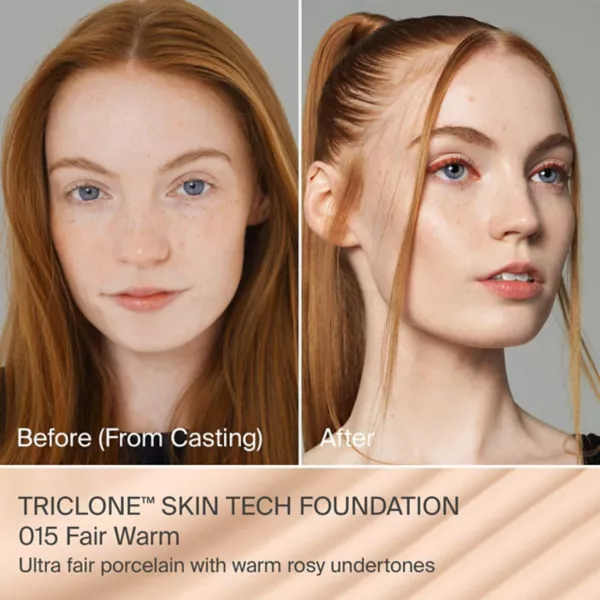 Тональная основа Haus Labs Triclone Skin Tech с ферментированной арникой, оттенок 015 fair warm — фото 2