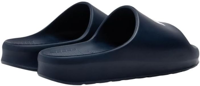 Мужские кроссовки Lacoste Serve Slide 2.0, белый/синий/темно-синий — фото 3