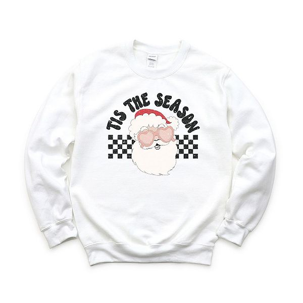 

Свитшот с принтом "Tis the season santa" Simply Sage Market