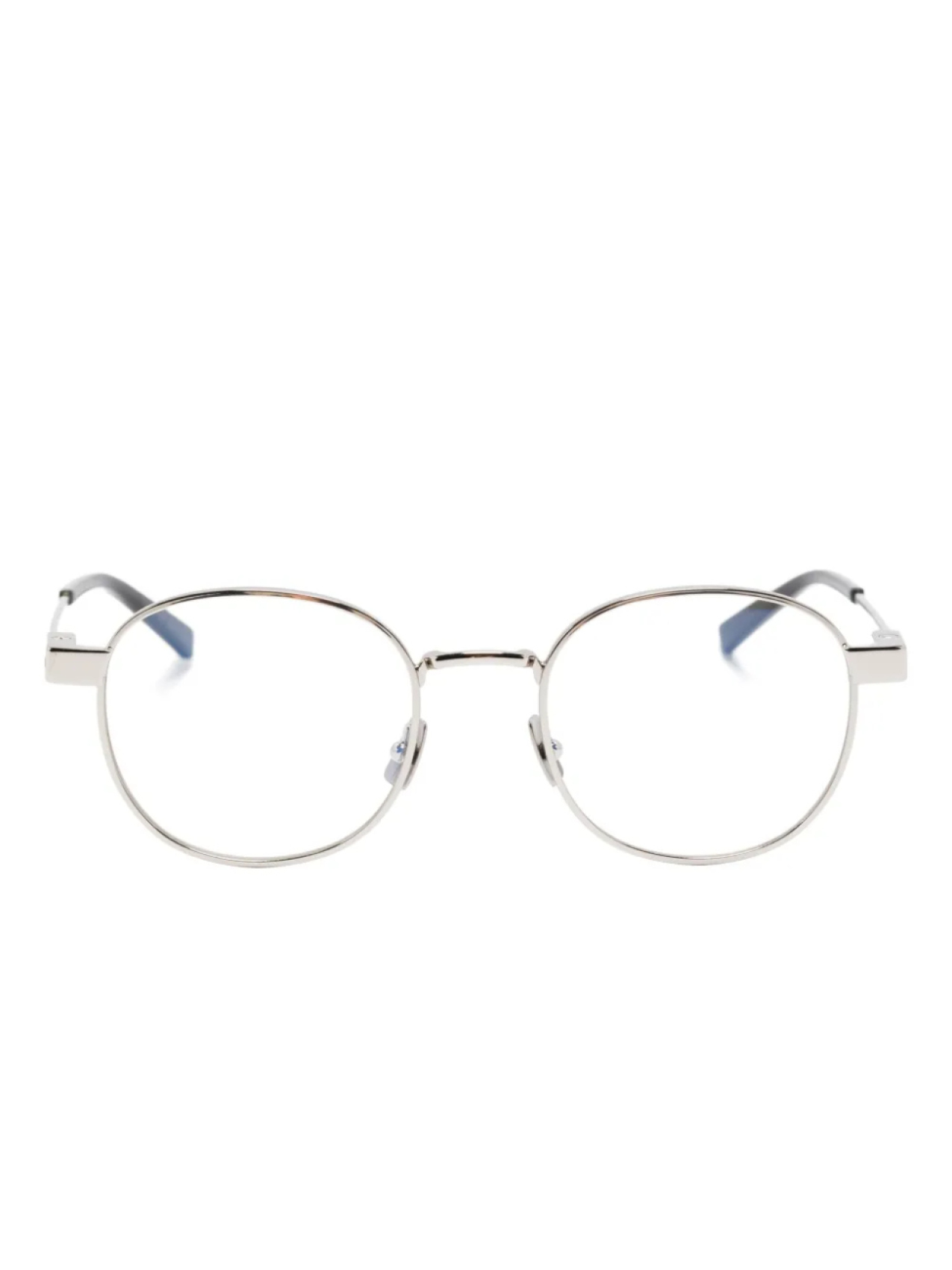 

Saint Laurent Eyewear очки в круглой оправе, серебряный