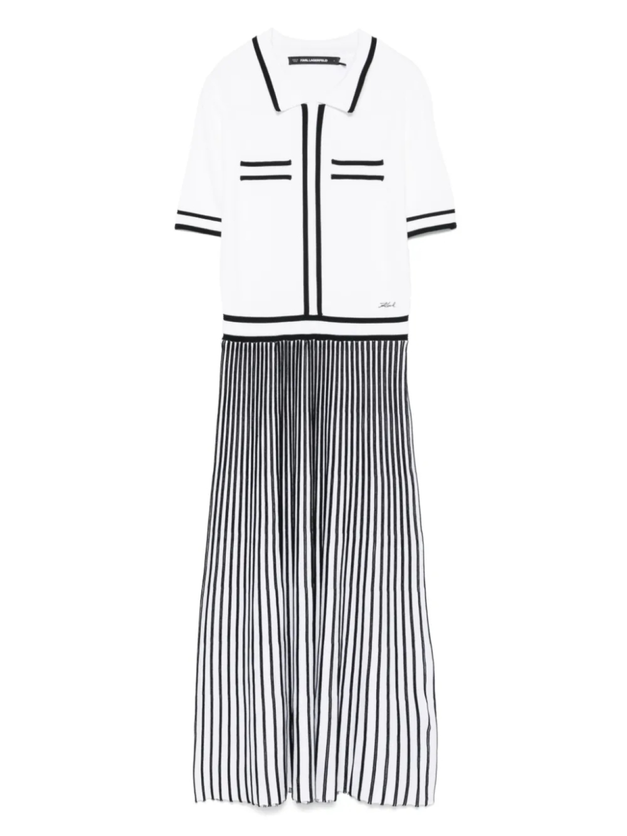 

Платье-миди Essential Karl Lagerfeld, белый