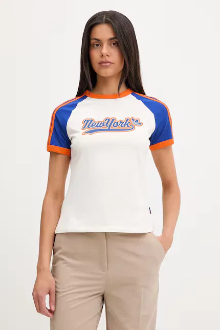 Футболка с коротким рукавом raglan Adidas Originals, бежевый