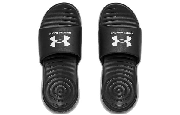 Тапочки ansa fixed slides 'black white' Under Armour, черный — фото 4