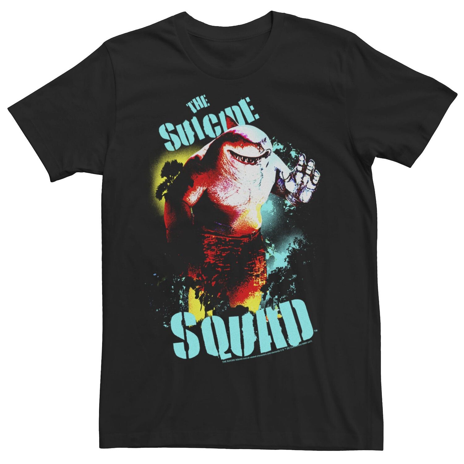 

Мужская футболка с плакатом The Suicide Squad King Shark Licensed Character