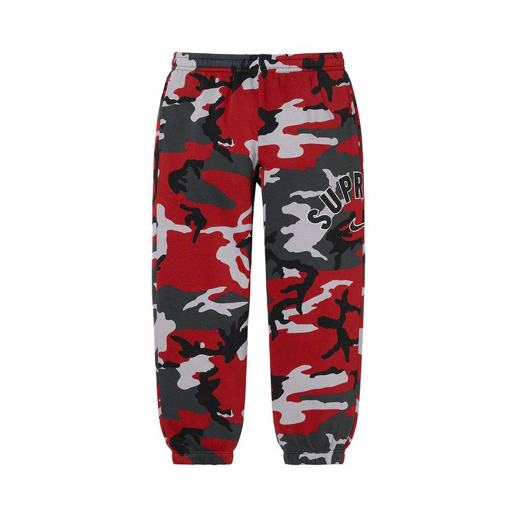 

Спортивные брюки Supreme x Nike Arc Sweatpant, Red Camo