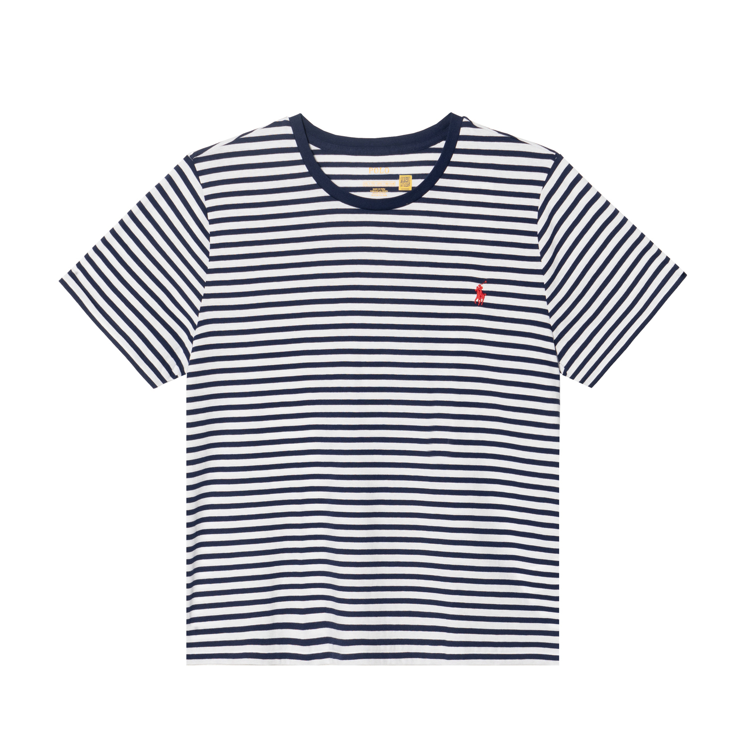 Футболка Polo Ralph Lauren Striped Cotton Jersey, синий — фото 2