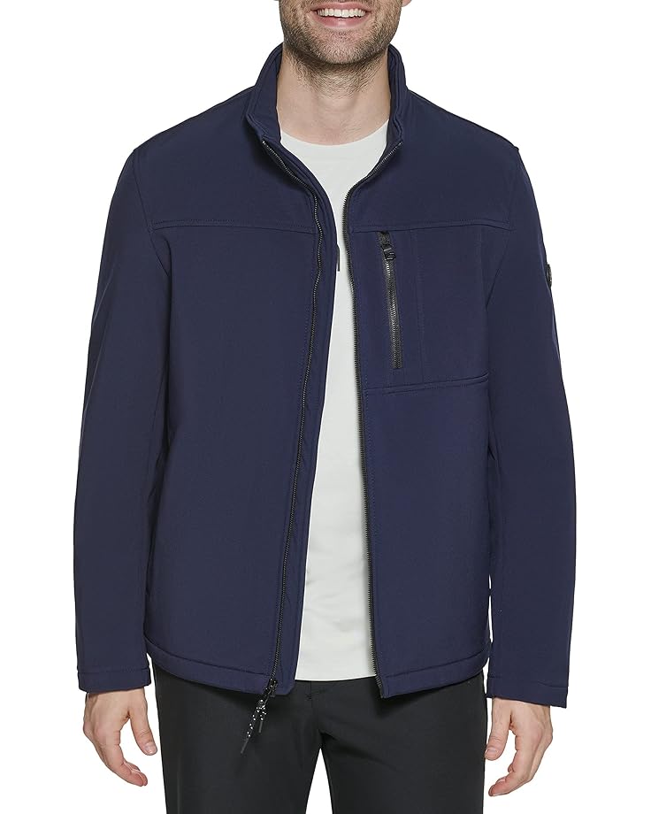 

Куртка Calvin Klein Calvin Klein Water Resistant Soft Shell Open Bottom Jacket, цвет New Navy