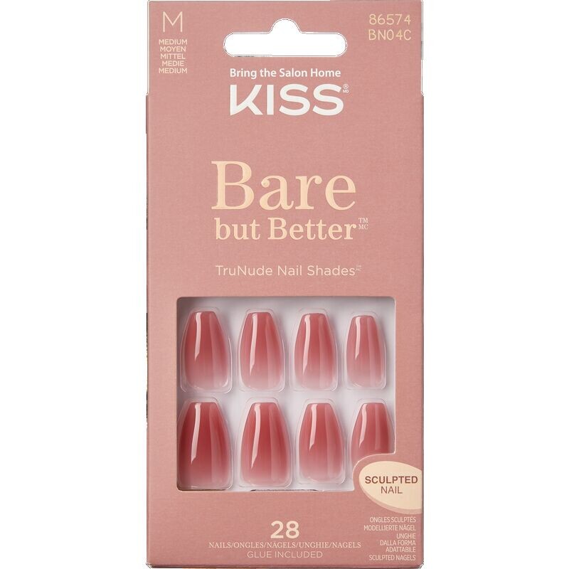 

Ногти Bare But Better - Nude Nude KISS, 30 шт.
