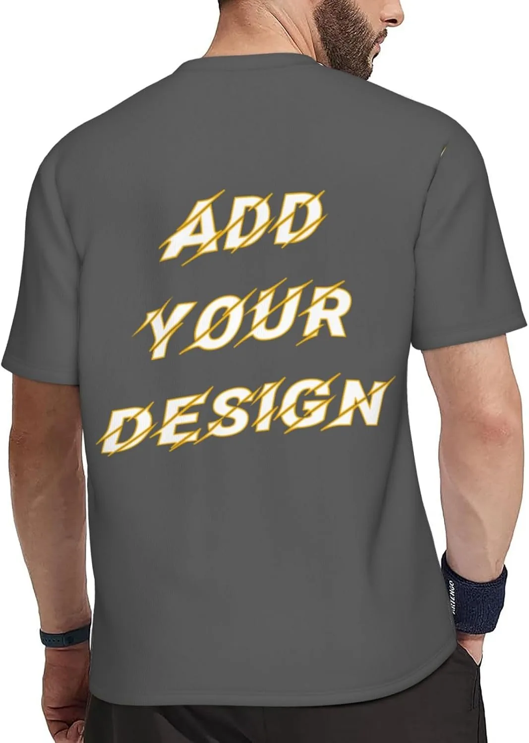 Футболка мужская Custom T Shirts с принтом на 4 сторонах — фото 4