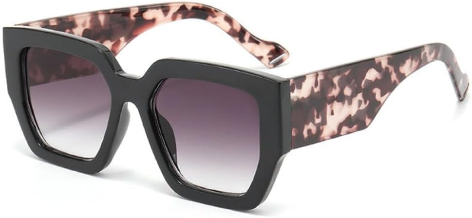 

Солнцезащитные очки MUTYNE Square для женщин, модные винтажные очки в стиле "большая кошка", мужские роскошные солнцезащитные очки UV400, очки большого размера, Black Leopard