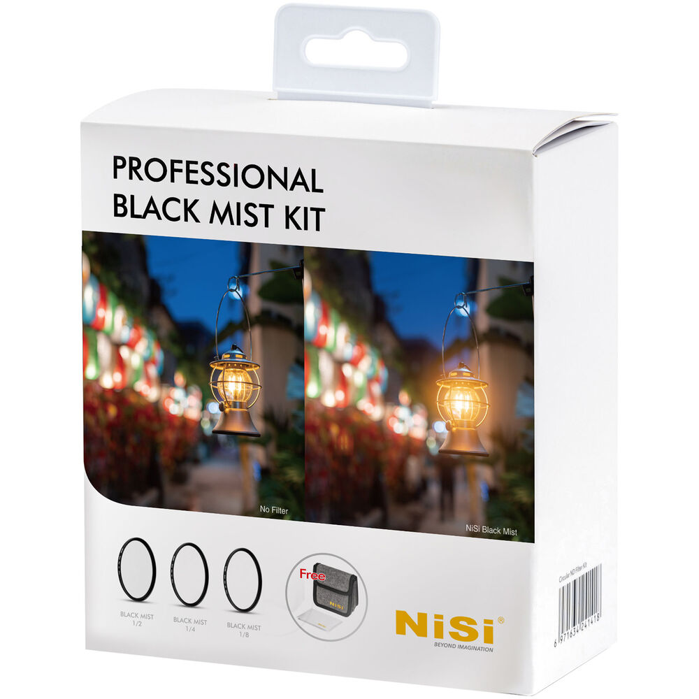 

Фильтр NiSi 95mm Professional Black Mist 1/2, NIR95BLKMISTPROKIT