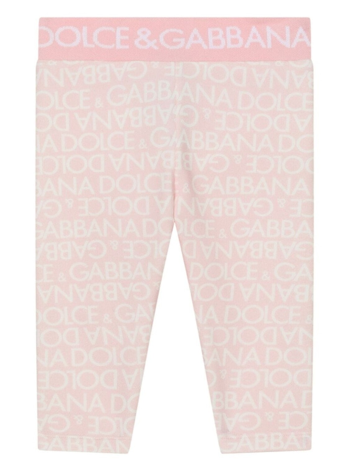 

Dolce & Gabbana легинсы с логотипом, розовый