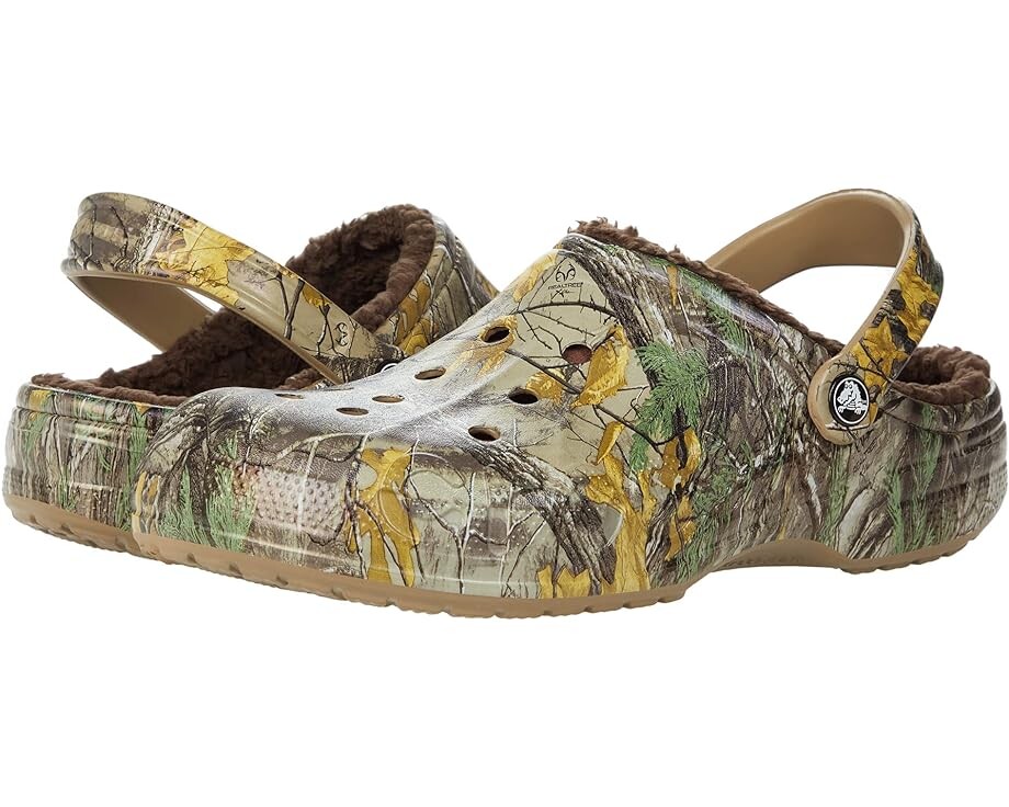 

Сабо Crocs Baya Lined Realtree Xtra, хаки