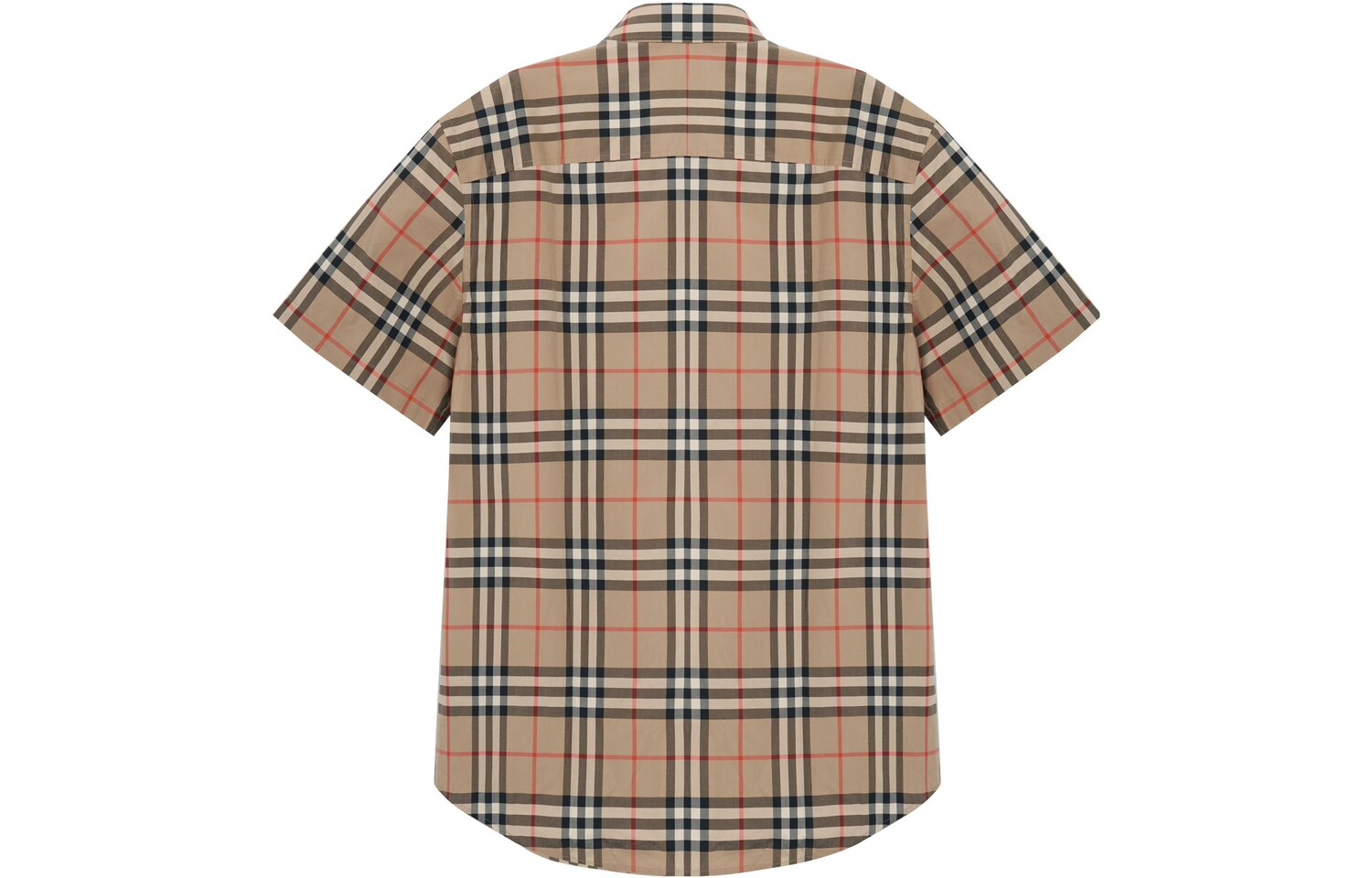 Рубашка из хлопка, Burberry, клетчатая, бежевый — фото 2