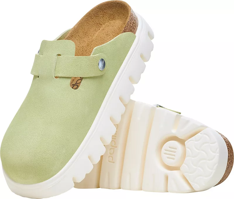 Женские массивные бостонские сабо Papillio от Birkenstock, цвет Lime — фото 3