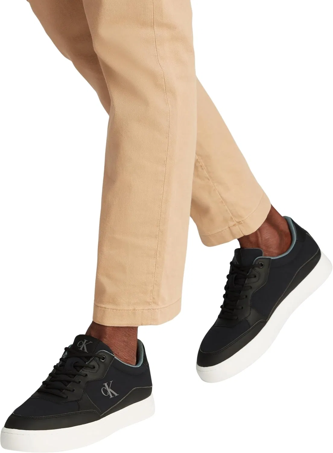 Кроссовки Calvin Klein Herren Cupsole Classic Tech Ripstop Low Top, Black Bright White Trooper — фото 2