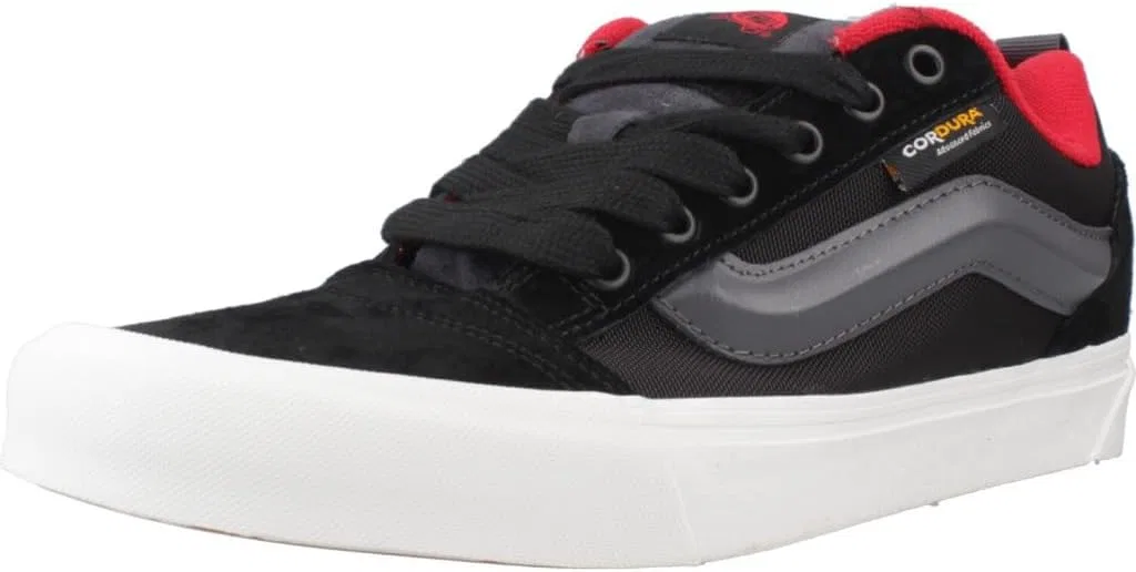 Кроссовки Vans Knu Skool, унисекс, из материала Cordura, черные и серые