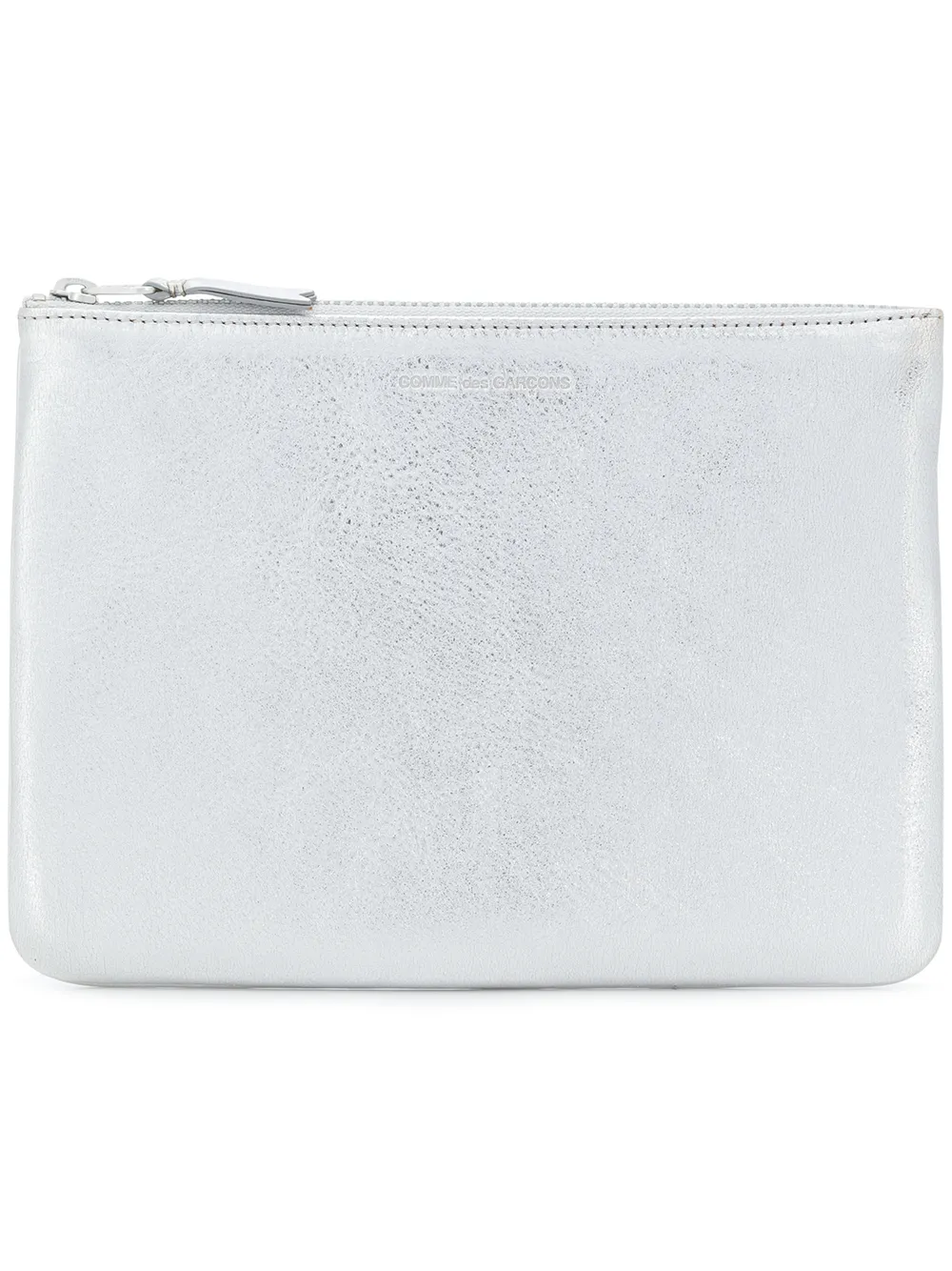 

Кошелек с тисненым логотипом Comme Des Garçons Wallet, металлик
