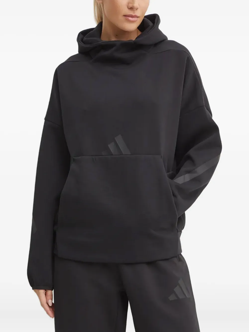 

Худи с логотипом adidas, черный