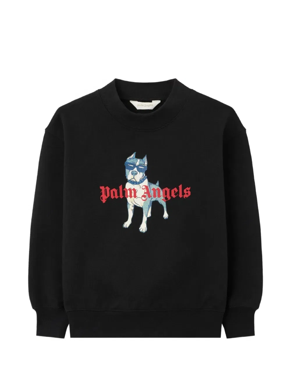 Толстовка с логотипом Palm Dog Palm Angels Kids, черный