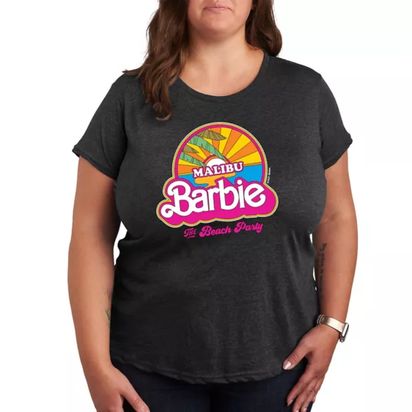 

Плюс малибу футболка Barbie, цвет charcoal gray