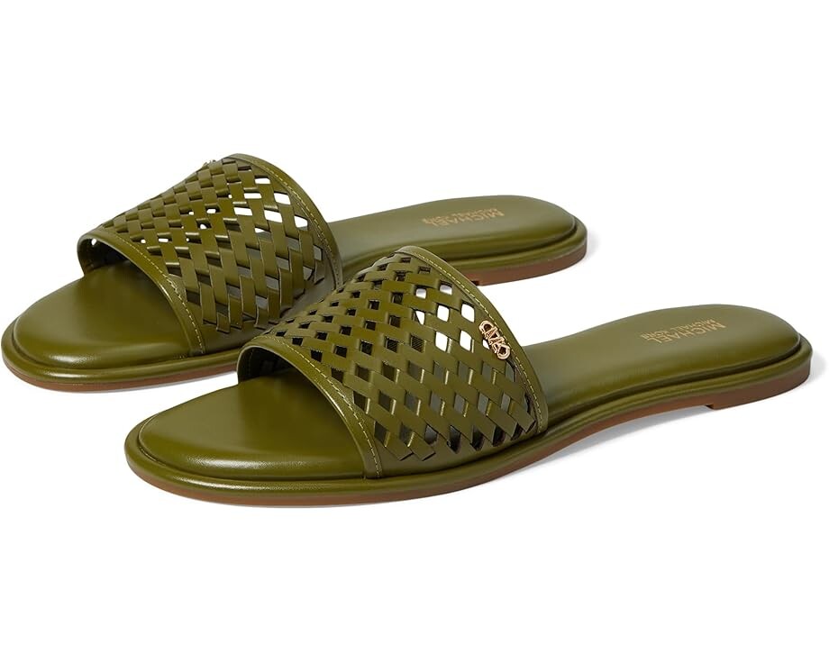 

Сандалии MICHAEL Michael Kors Saylor Slide, цвет Smokey Olive