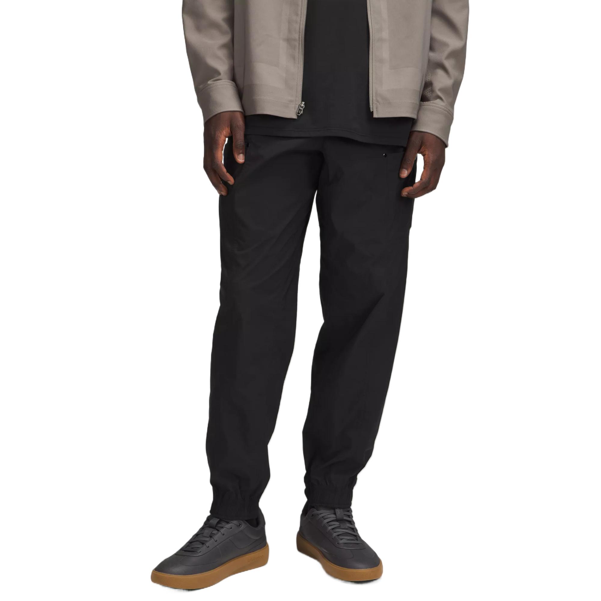 

Lululemon Легкие спортивные брюки-джоггеры с накладными карманами, мужские, черные