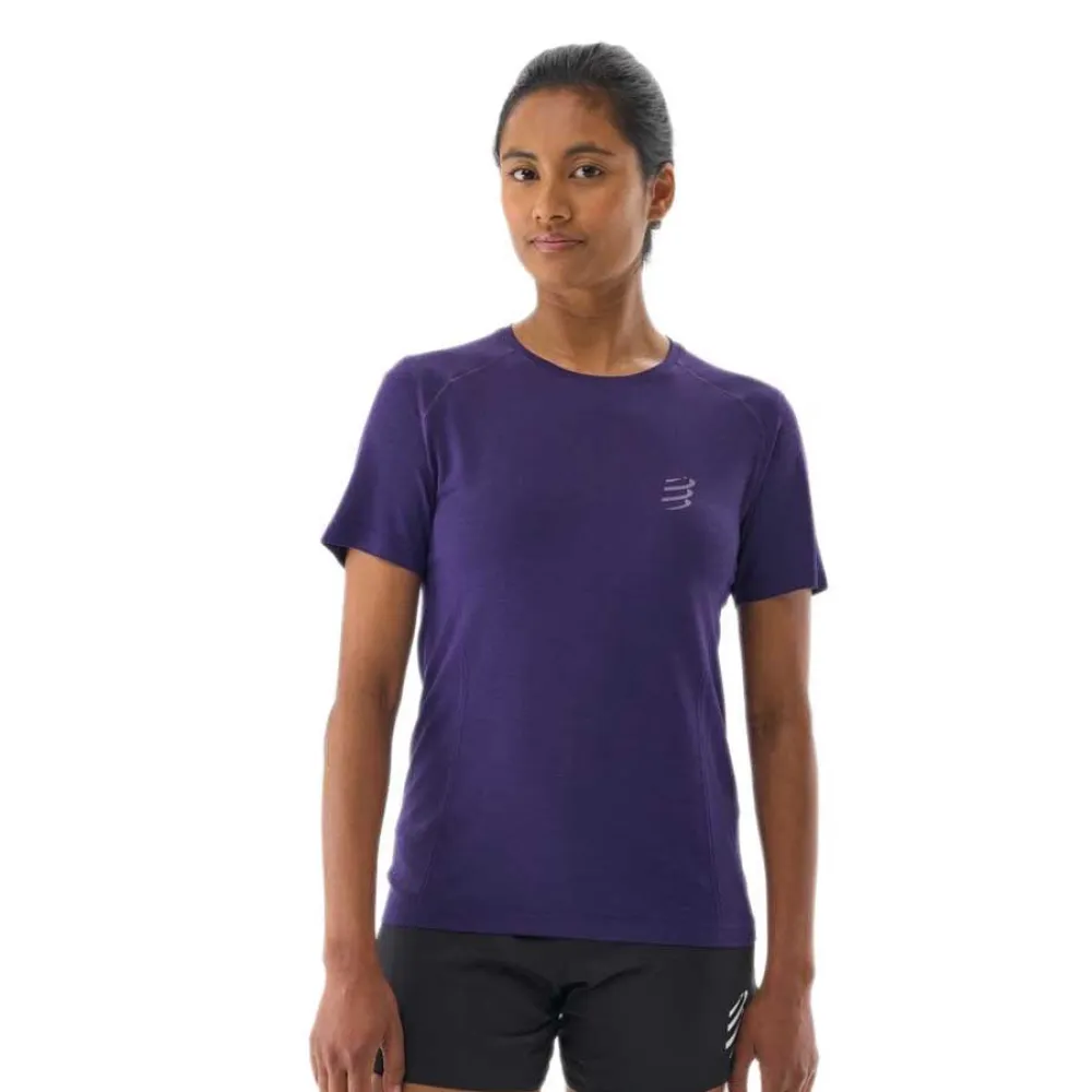 

Футболка Compressport ATSW493, фиолетовый