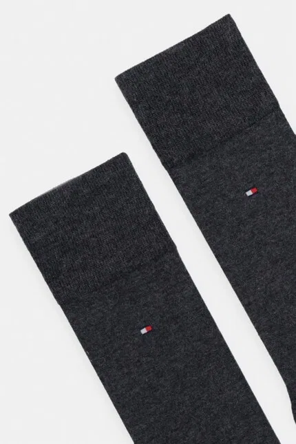 Носки длинные с кашемиром Tommy Hilfiger, серый — фото 2