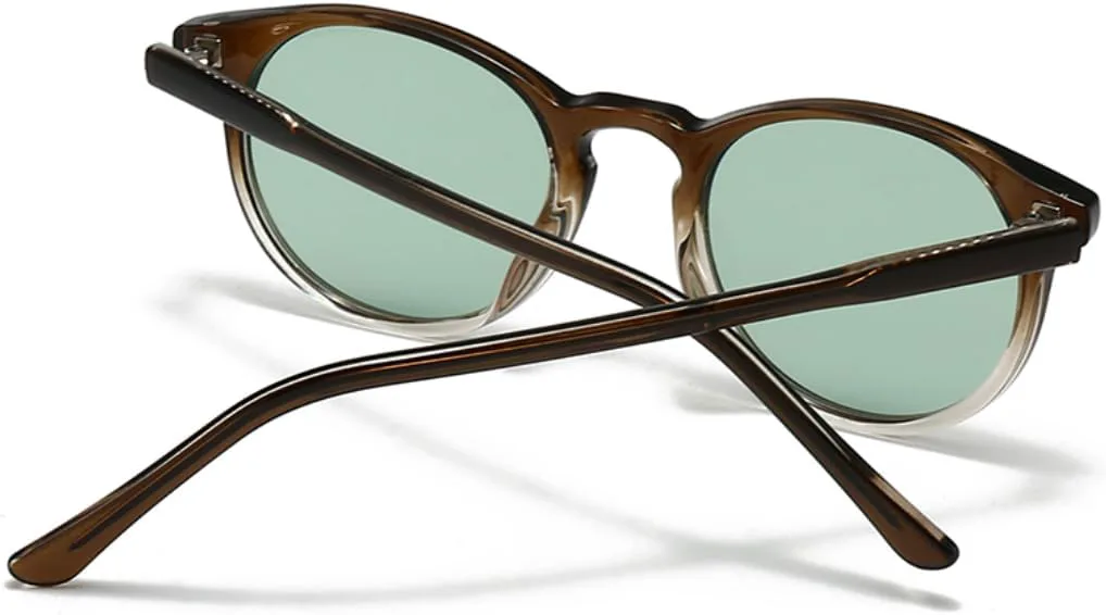 

Солнцезащитные очки с защитой UV400 | Круглая легкая оправа, цветные линзы | Для женщин и мужчин, для занятий спортом на открытом воздухе и вождения DSVIGF, Multi