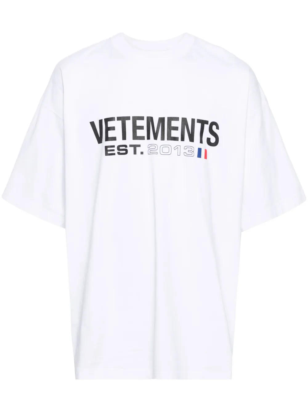 

Футболка с логотипом VETEMENTS, белый