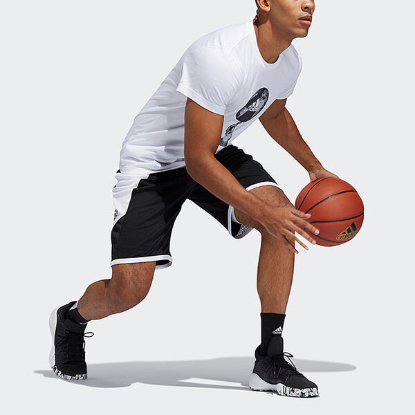 Шорты pro madness shr basketball game sports shorts black Adidas, черный — фото 4